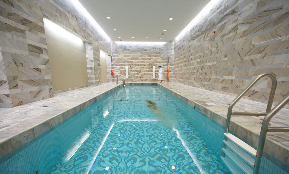 Hazelton Hotel indoor lap pool